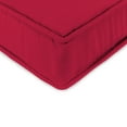 thumbnail image 2 of Jordan Manufacturing 45" x 22" Pompei Red Outdoor 2-Piece Attached Deep Seat Cushion, 2 of 9