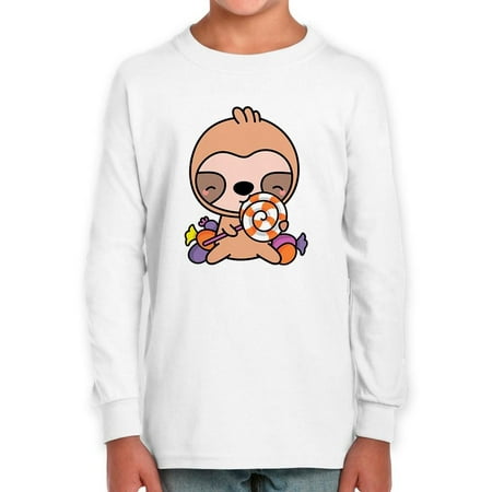 

Cute Sloth W Candy Long Sleeve Toddler -Image by Shutterstock 5 Toddler