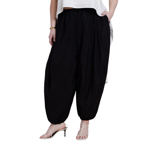 ELOQUII Women's Plus Size Dramatic Balloon Pants