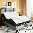 thumbnail image 3 of Sha Cerlin Upholstered Full Size Ergonomic Electric Adjustable Bed Base Frame with Upgraded Motor 2.0, Wireless Remote Control & Foot Incline, Zero-Gravity, 3 of 12