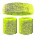 thumbnail image 3 of Sweatbands Set Colorful Headband Wristband Elastic Athletic Sweat Absorbing Sweatband For (ruipei), 3 of 3