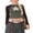 Army Green, variant on LMLYSoH Women T-shirt Long Sleeve Crew Neck Star Patchwork Slim Fit Fall Tops Streetwear