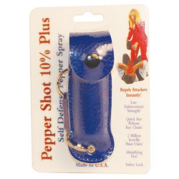 1/2 oz w/Blue Leatherette Holster & Quick Key Release Key Chain