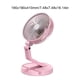thumbnail image 3 of Inteprter Cabezal de ventilador de que sacude 8.5W DC 2A / 5V Velocidad del viento Enfriador de aire silencioso Suministro de oficina Ventiladores de Accesorios para electrodomésticos 2600mA rosa Inteprter HA062685-08B, 3 of 6