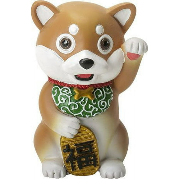 Ebros Maneki Shiba Inu Cute Japan Dog Small 4" Height Figurine Statue Year Of The Dog Celebration
