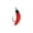 A003- Red, variant on Soft Plastic Fishing Lures Bionic Fishing Lure 0.016 Ounce 0.8 Inch Ringed Body Imitation Maggot Fishing Bait Freshwater Saltwater Panfish Trout Crappie Soft Lure 1 Pack