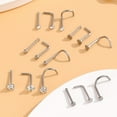 thumbnail image 2 of Designice 21Pcs Nose Rings L Shaped Nose Studs Hoop 20G Surgical Steel Nose Piercing Jewelry, 2 of 8