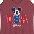 thumbnail image 3 of Disney - Americana - Mickey Usa - Women's Racerback Tank Top, 3 of 5