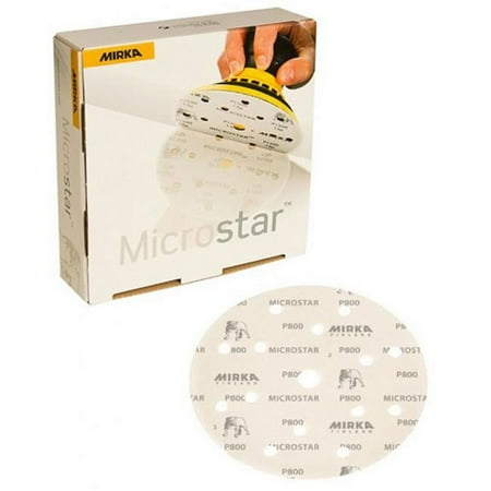 UPC: 0842028057570 | Mirka Abrasives MRK-FM-612-1500 5 in. Microstar Grip P1500