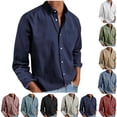 thumbnail image 6 of Chiccall Mens Dress Shirts Long Sleeve Business Casual Work Shirt with Pocket, 6 of 6