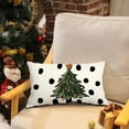 thumbnail image 2 of Christmas Pillow Covers 12x20,Christmas Tree Pillows Decorative Throw Pillows,Xmas Lumbar Pillow Cases,Holiday Polka Dot Cushion Covers for Home Couch, 2 of 6