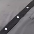 thumbnail image 3 of Men's Bowling Shirt Short Sleeve Button Down Summer Beach Casual Shirts Gray XXL, 3 of 6
