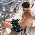 thumbnail image 2 of luoweisi Men's Beach Shorts Quick Dry Swim Trunks with Mesh Lining Candle L, 2 of 5