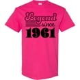 thumbnail image 3 of Inktastic Legend Since 1961 Birthday T-Shirt, 3 of 5