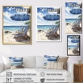 thumbnail image 4 of Designart "Beach Sandy Escape Painting I" Nautical & Beach Floater Framed Canvas Wall Art, 4 of 7