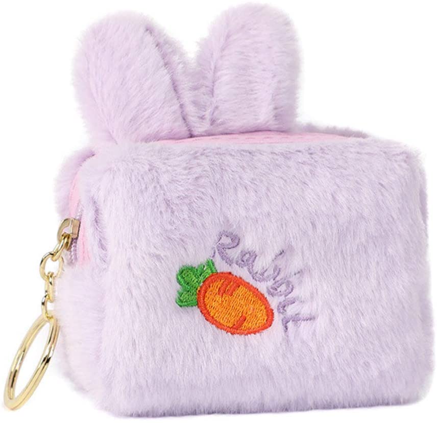 fluffy coin purse