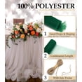 thumbnail image 4 of Rollo de tela de tul Luceinvita Hunter Green 137 cm x 36 m, 4 of 6
