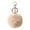 Lotus root starch, variant on Fuzzy Rabbit Hair Ball Keychain 8cm Metal Ring Multi Color Bag Charm Decoration