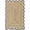 Navy Blue, variant on Jute Area Rug For Home And Living Room Décor Rectangular Scalloped Natural Jute Area Rug Carpet Natural 6' x 9' BY KALVEERA