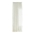 thumbnail image 2 of Floral Lace Rod Pocket Sheer Curtain Panel, 55 x 6Inches, Ivory,1Panel, 2 of 7