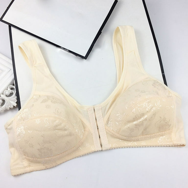 Plus Size Wireless Lace Bralette For Women Non Padded Cotton Lace