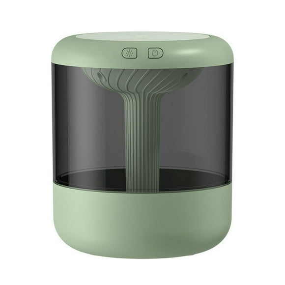 justharion Air Humidifier 1.2L 2 Gear Adjustable Bedroom Room Office Home Indoor Tabletop Diffuser Humidification Mist Maker Green