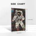 thumbnail image 4 of 8x12 inch Canvas Frameless Painting Graffiti Astronaut Prints,Room Decor Bedroom Accessory,Family Yard,Garage,Cafes,Man Cave Decor Wall Art Oil Paintings Canvas Poster,For Space Lovers Gift, 4 of 6