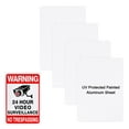 thumbnail image 1 of Uxcell 4-Pack Letreros Metálicos en Blanco 10x14 Pulgadas Letreros de Aluminio en Blanco para Manualidades/Jardín/Exteriores Grosor 0.03 Pulgadas, 1 of 1