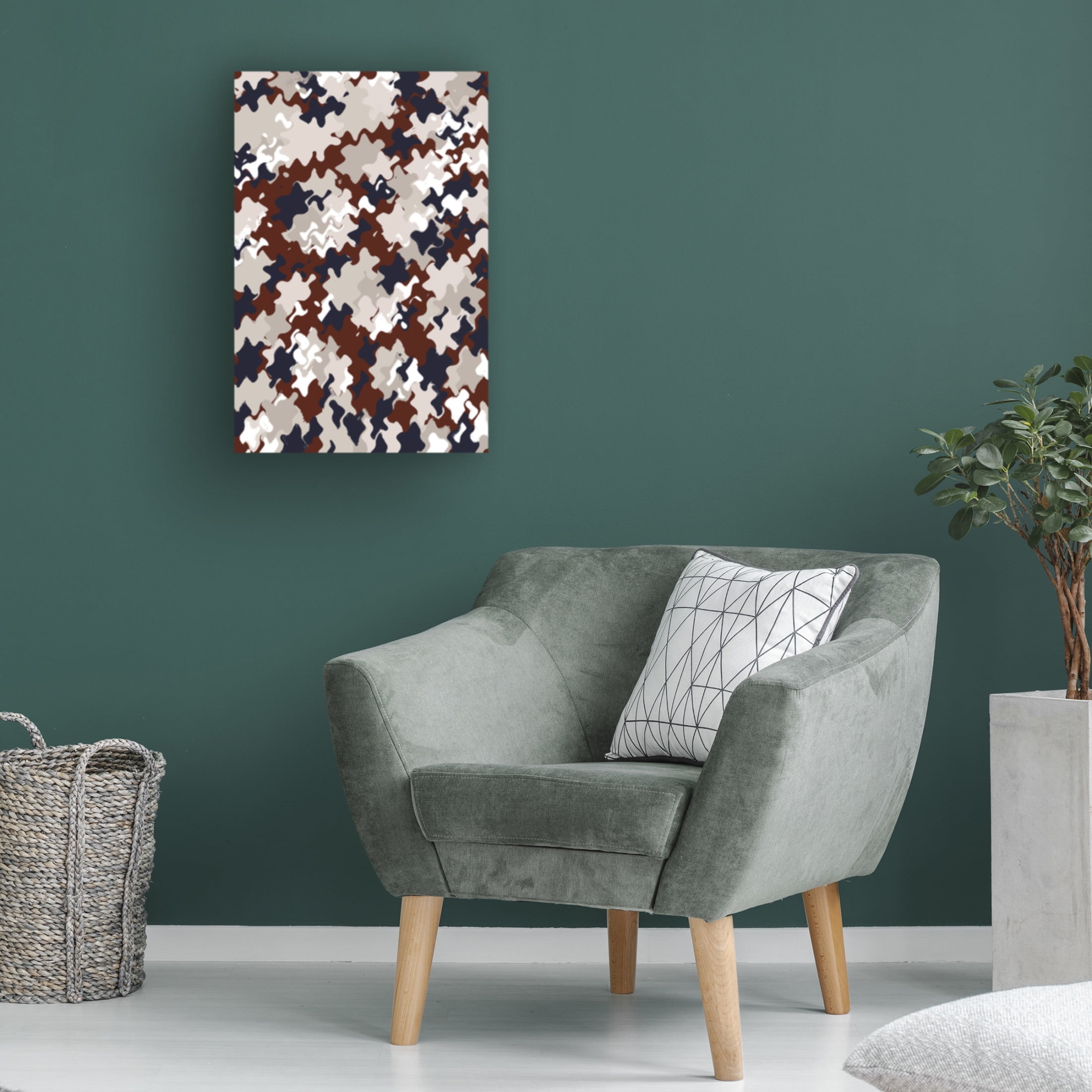Canvas Wall Art - Treechild 'Liquid Berries Pattern' Wall Art for Living Room, Bedroom, or Office D?cor by Trademark Fine Art - 22 x 32 Inches