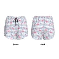 thumbnail image 3 of KLL Flamingo and Pineapple Pattern Shorts Women,Athletic Shorts High Waisted Running Shorts Pocket Sporty Short Gym Elastic Workout Shorts-XX-Large, 3 of 7