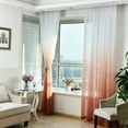 thumbnail image 1 of Awdenio Valances Tulle Voile Door Window Curtain Drape Panel Sheer Scarf Divider Dec, 1 of 6