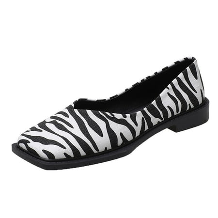 

Wiueurtly Fashion Summer And Autumn Women Casual Shoes Flat Bottom Shallow Mouth Slip On Texture Comfortable Casual Slip on Dress Shoes for Men Walking Dress