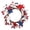 B, variant on Patriotic Candle Rings Wreaths,Red White Blue 4th of July Candle Ring Wreaths Small Pillar Candle Holder Wreath for Farmhouse Independence Day Memorial Day Porch Front Door Cabinets Table Decoration