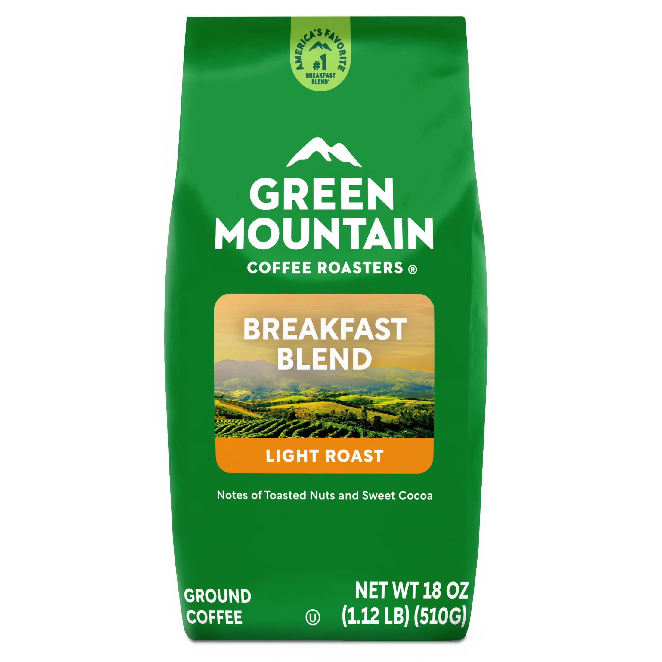 Green Mountain Coffee Roasters Breakfast Blend 18 oz Light Roast