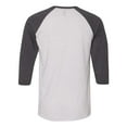 thumbnail image 2 of JERZEES Triblend Three-Quarter Raglan Baseball T-Shirt, 2 of 4