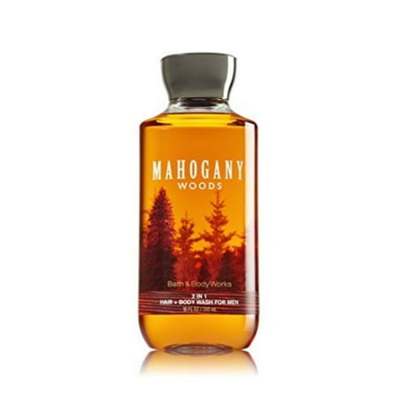 Bath Body Works Wallflowers - Bath & Body Works, Signature Collection 2 in 1 Hair + Body Wash, Mahogany Woods For Men, 10 Ounce