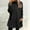 Black, variant on KANG Fleece Crewneck Sweatshirt Long Sleeve Thermal Pocket Pullover Soft Warm Winter Casual For Ladies Outerwear