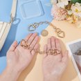 thumbnail image 5 of 2Pcs 6.69 inch Purse Extender Chains Golden Chain Purse Strap Extension Replacement for Handbags Heart Crystal Rhinestone Purse Chains for Purse Bag Making Supplies Accessories, 5 of 6