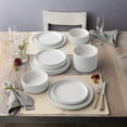 thumbnail image 4 of Noritake ColorTex Stone White 12-Piece Dinnerware Set, Service for 4, 4 of 7