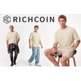 thumbnail image 6 of RICHCOIN Men's Oversized T-Shirts Loose Fit Vintage Washed Tee Unisex Short Sleeve Casual Tops, 6 of 8