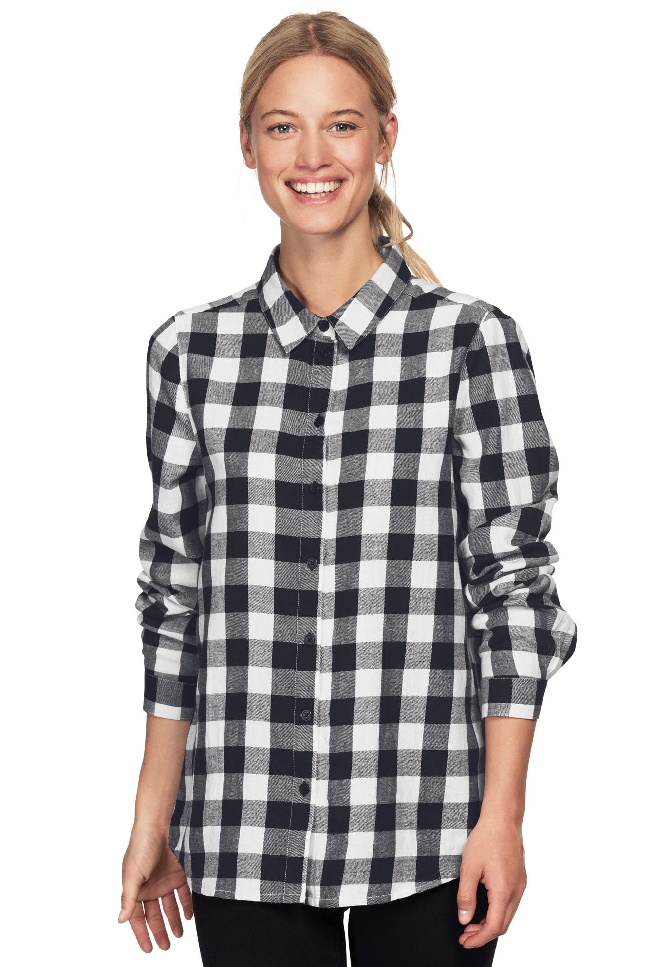 flannel shirts walmart womens