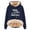 Dark Blue, variant on Sherpa Lined Sweatshirt Women Yes I'M Still Freezing Me 24/7 Hoodie Warm Cold Weather Letter Graphic Loungwear Tops