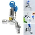 thumbnail image 2 of Marbhall 1Pc Anti-theft 1/2" Thread Alloy Sink Tap with key Lock Outdoor Faucet Lockable, 2 of 11