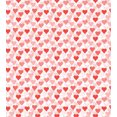 thumbnail image 3 of Ambesonne Vintage Valentine Duvet Cover Set, Love Arty Hearts, Twin, Coral Blush, 3 of 3