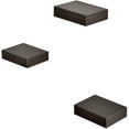 thumbnail image 1 of WELLAND Small Size Square Wall Showcase Display Shelves, Set of 3 (Espresso), 1 of 7