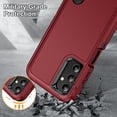 thumbnail image 5 of for Samsung Galaxy A14 5G Case, Samsung A14 5G Phone Case with Built in Kickstand, Shockproof/Dustproof/Drop Proof Military Grade Protective Cover for Galaxy A14 5G 6.6" Black/Red, 5 of 14