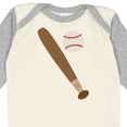 thumbnail image 4 of Inktastic Baseball Bat and Ball Boys or Girls Long Sleeve Baby Bodysuit, 4 of 5