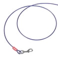 thumbnail image 3 of WHAMVOX Durable Blue Dog Tie Out Cable Steel Wire Rope for Outdoor Camping and Training, 3 of 8