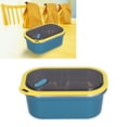 thumbnail image 2 of Boîte à Bento en Acier Inoxydable 1.2L Double Couche Étanche Conteneur Alimentaire Scellé Boîte de Rangement pour Pique-Nique Boîte à Lunch Boîte de Rangement Alimentaire Scellée [Bleu], 2 of 9