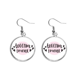 thumbnail image 1 of Juntos para siempre cita estilo Pendientes pendientes de plata colgantes joyas señora Unbranded M, 1 of 3